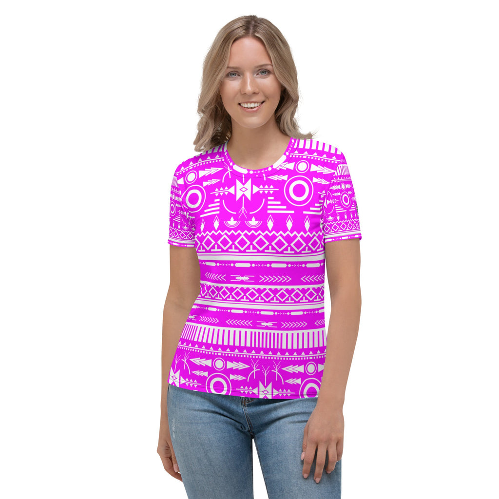 Aztec Magenta Women’s T-shirt - XS