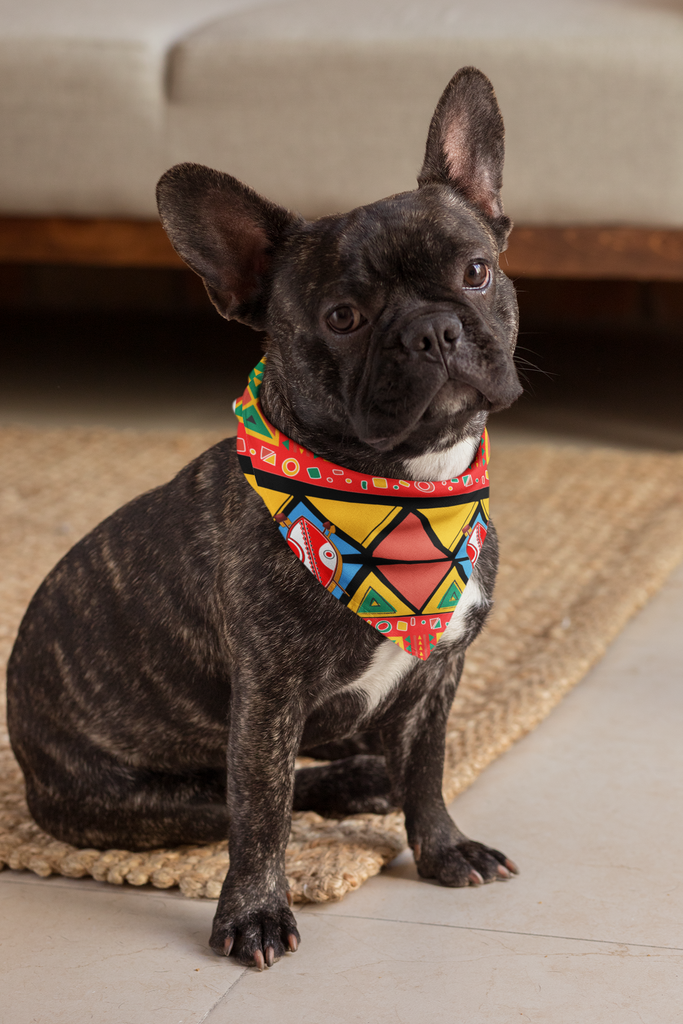 colorful bandana for dog